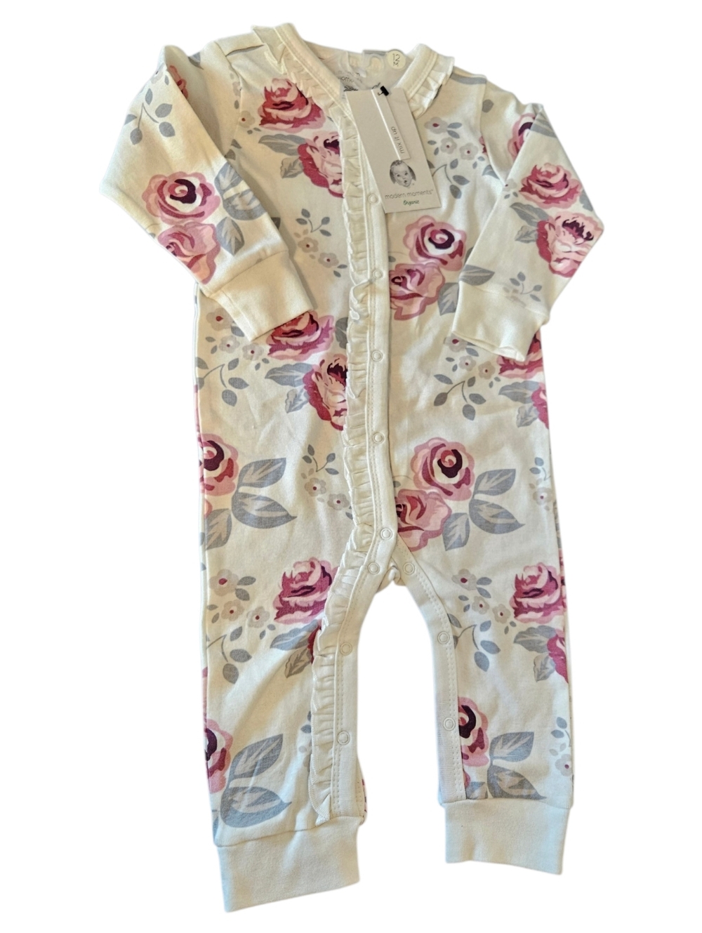Gerber baby girl floral overall